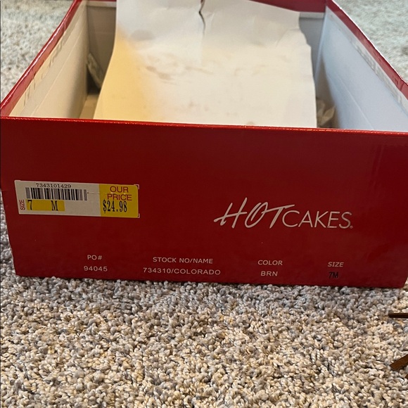 Hot Cakes Brown Fringe Moccasins - Picture 2 of 6